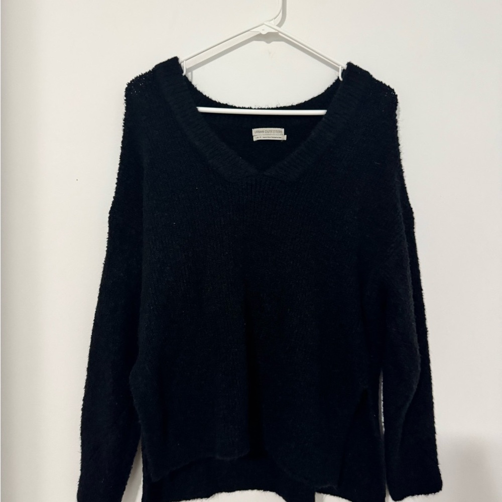 Urban Outfitters Black V-Neck Sweater